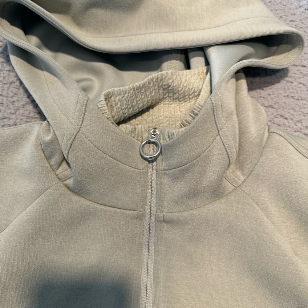 Lululemon Soft Oversized Zip Hoodie Size M/L Green Fern W3ESNS - Picture 6 of 11